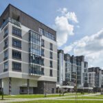 New,Modern,Block,Of,Flats,In,Green,Area.,Residential,Apartment